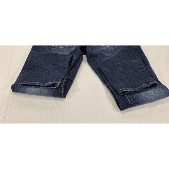 SILVER Womens Jeans Boyfriend Mid Rise Straight Slim Leg Stretch Denim 24x29 EUC - Picture 8 of 14